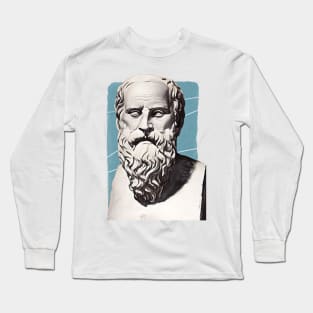 Greek Philosopher Diogenes illustration Long Sleeve T-Shirt